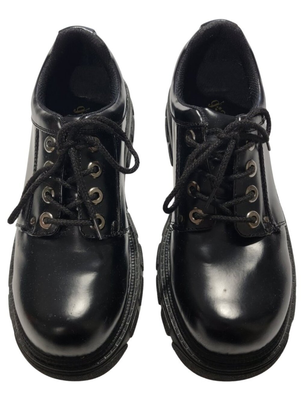 New Men's Size 10 Oxford-Style High-Gloss Black Prom Dress Shoes - NWOT